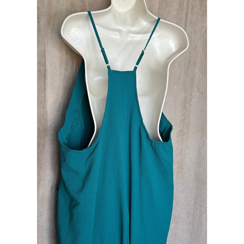 Cupshe Teal Green Sunday Brunch Jumpsuit XL NWT - Picture 10 of 11